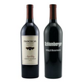 750Ml Franciscan Cabernet Wine Deep Etched w/ 1 Color Fill